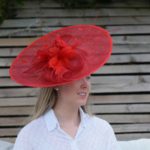 Red Fascinator Hat