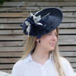 Navy Fascinator Hat
