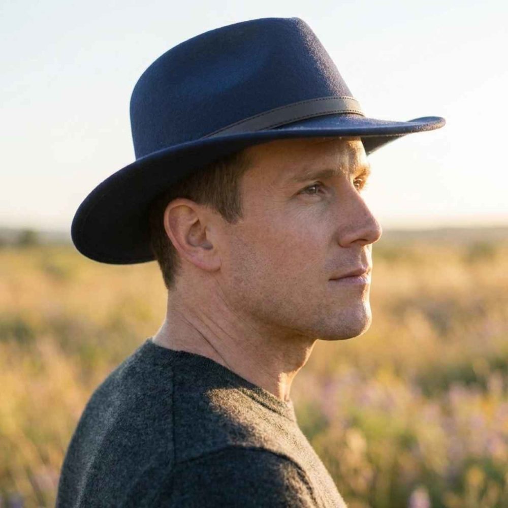 Navy Blue Cowboy Hat