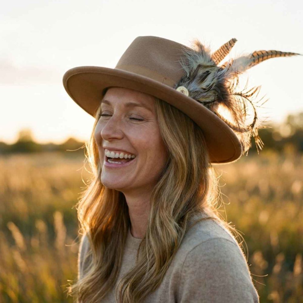 Lifestyle Web Carrie Wide Brimmed Fedora