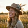 Lifestyle Web Carrie Wide Brimmed Fedora