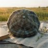 Reduced 3 Aqua Check Baker Boy Cap